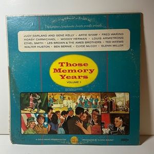 Vintage Vinyl Record Those Memory Years vol 1